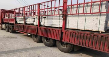 乌海 白麻荔枝面外墙干挂，工厂装车日常