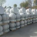 乌海 白麻花岗岩石材圆球，石球，挡车球，隔离球，景观石球，风水球等