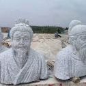 乌海 白麻花岗岩石材人物立体雕刻