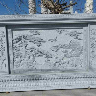乌海 芝麻白大型照壁，屏风，影壁