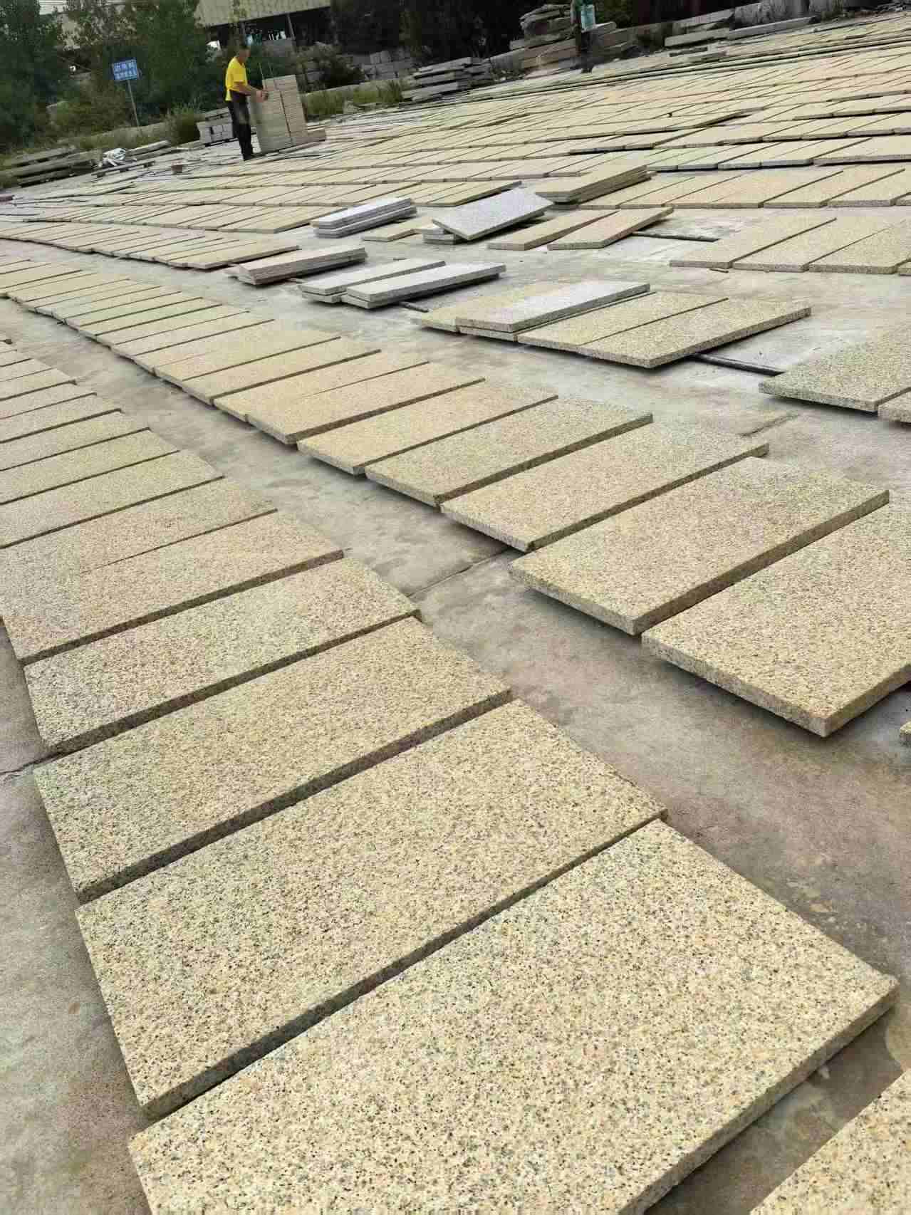 乌海 黄金麻荔枝地铺石面排板