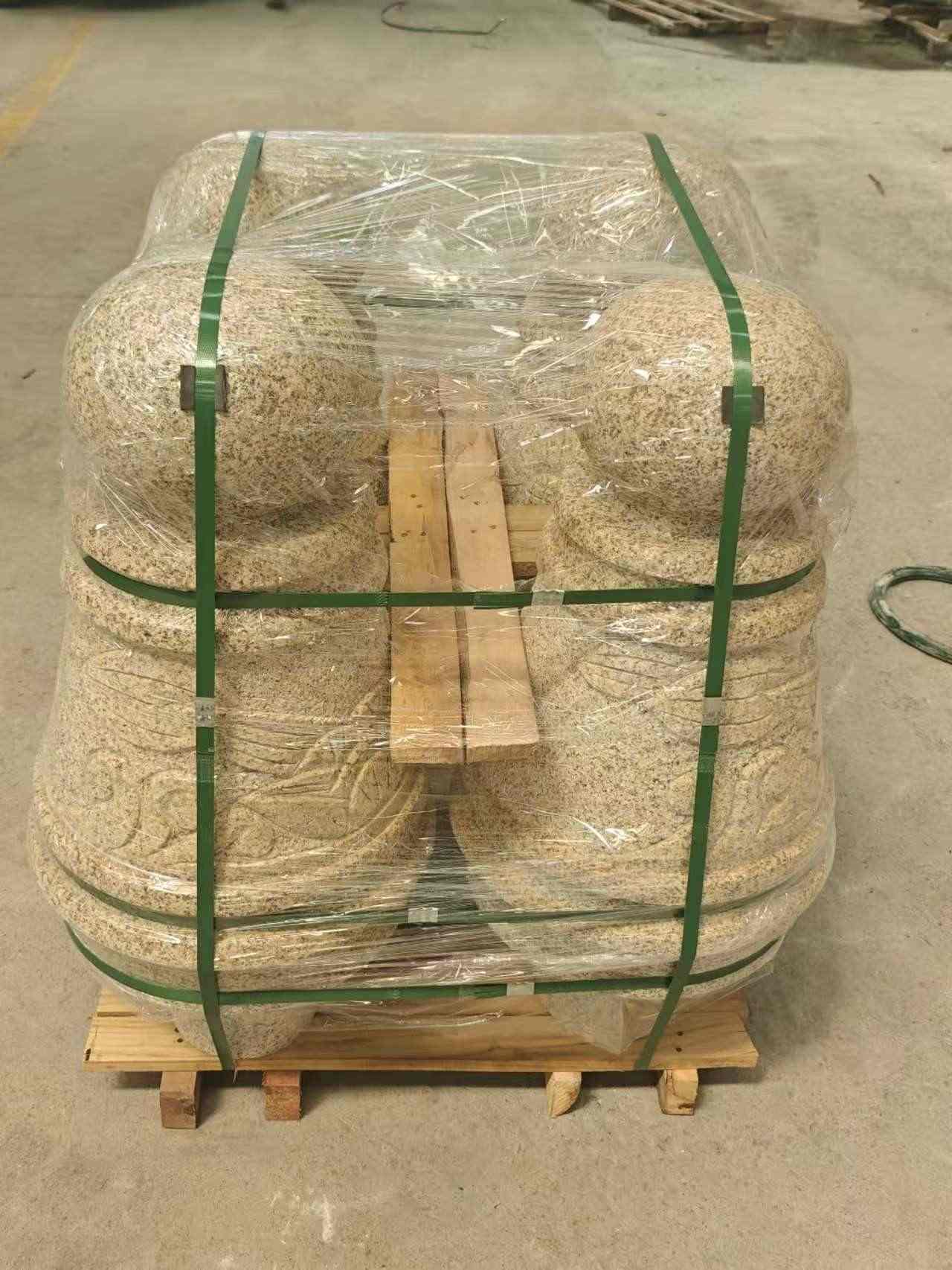 乌海 黄金麻异形定制雕花——棒棒糖挡车柱