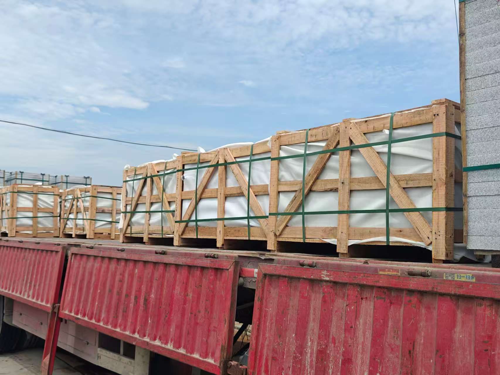 乌海 芝麻白花岗岩地铺石出口专车-泰国游