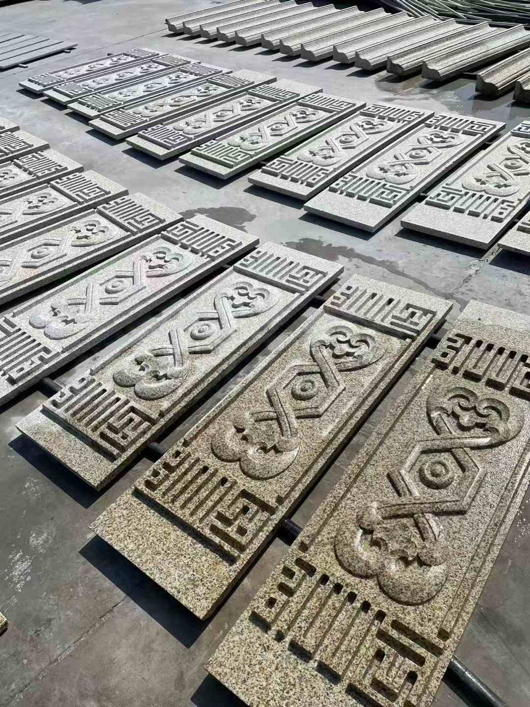 乌海 黄金麻花岗岩外墙雕刻板