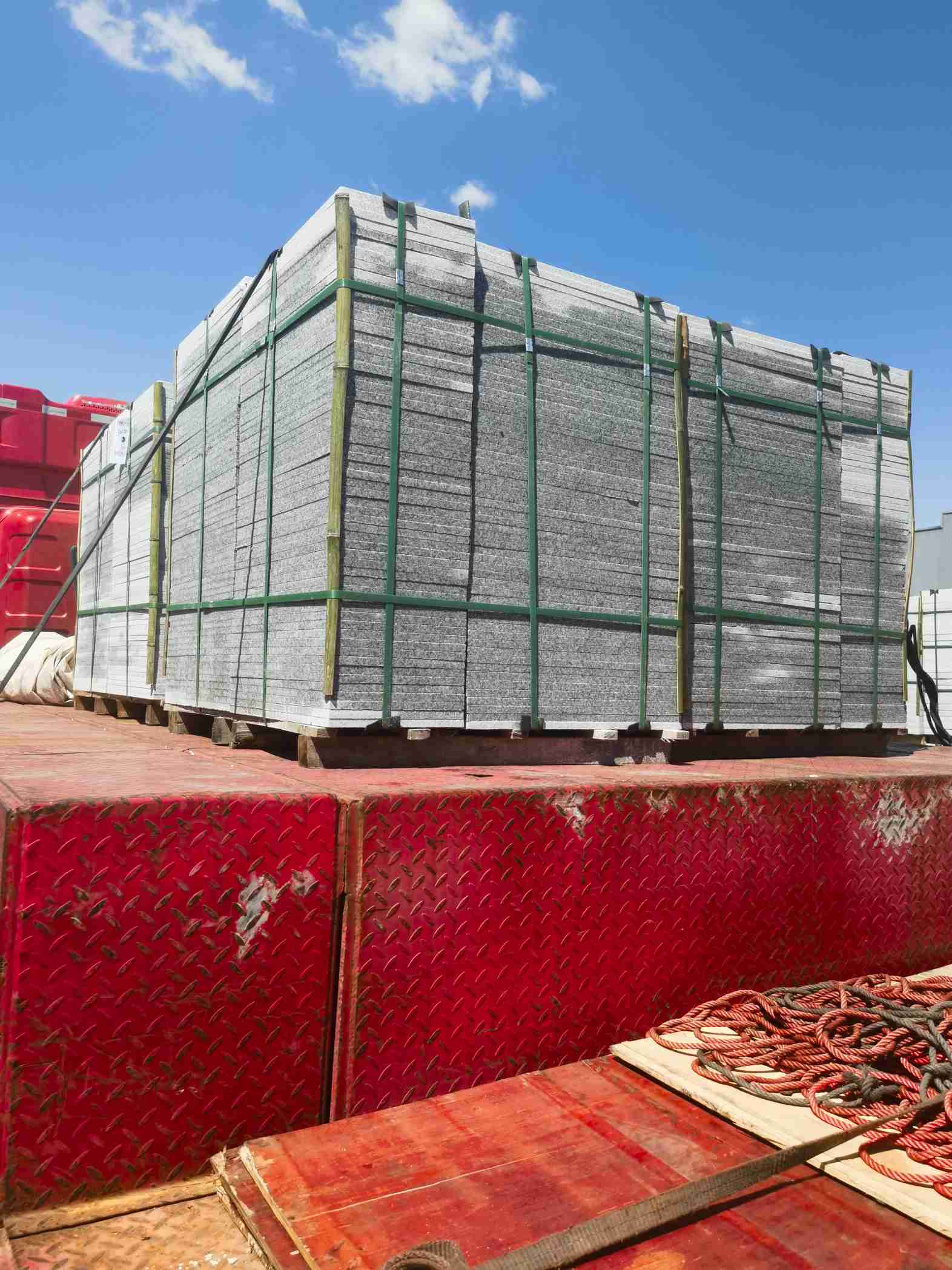 乌海 芝麻白火烧规格板地铺石300*600/600*600